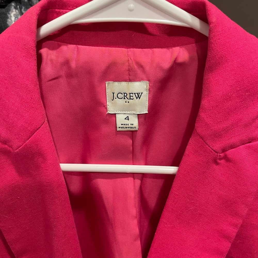 Pink J.Crew Factory Blazer